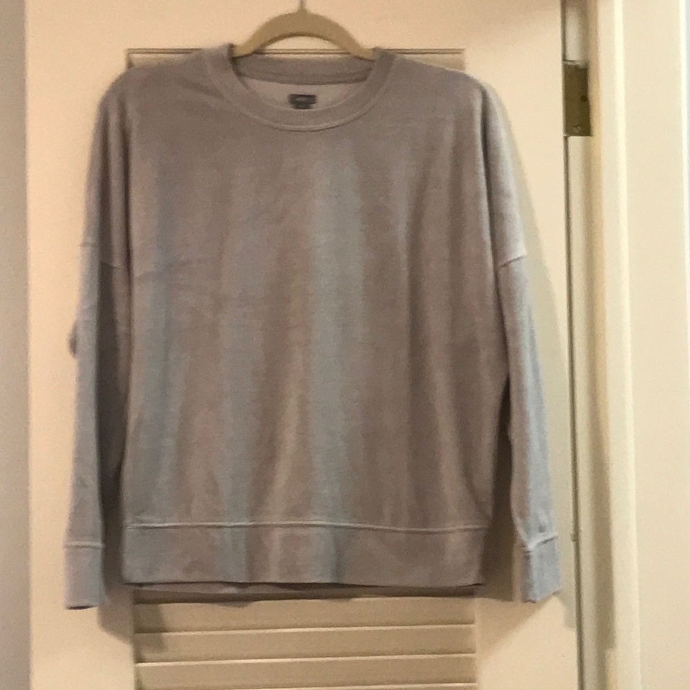 Aerie gray terry cloth feel sweatshirt